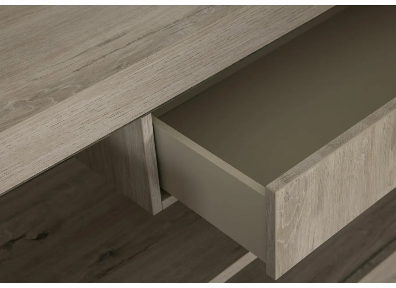 Dressoir Etna 223cm - decor - millenium eik & lichtgrijs