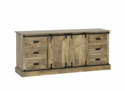 Dressoir Gorgo 190cm - mango massief - naturel