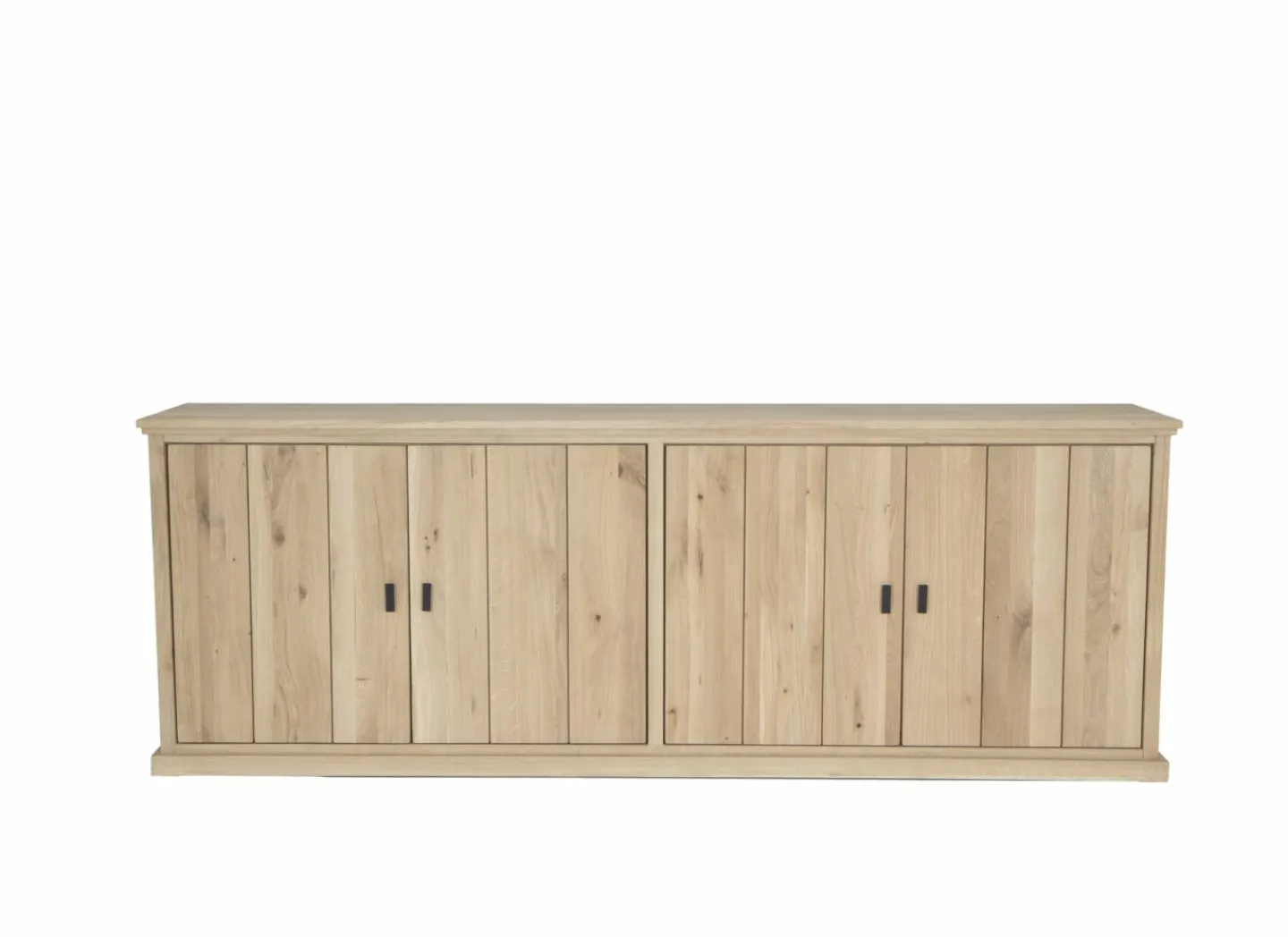 Dressoir Grimaldi 240cm - eik massief & decor - naturel
