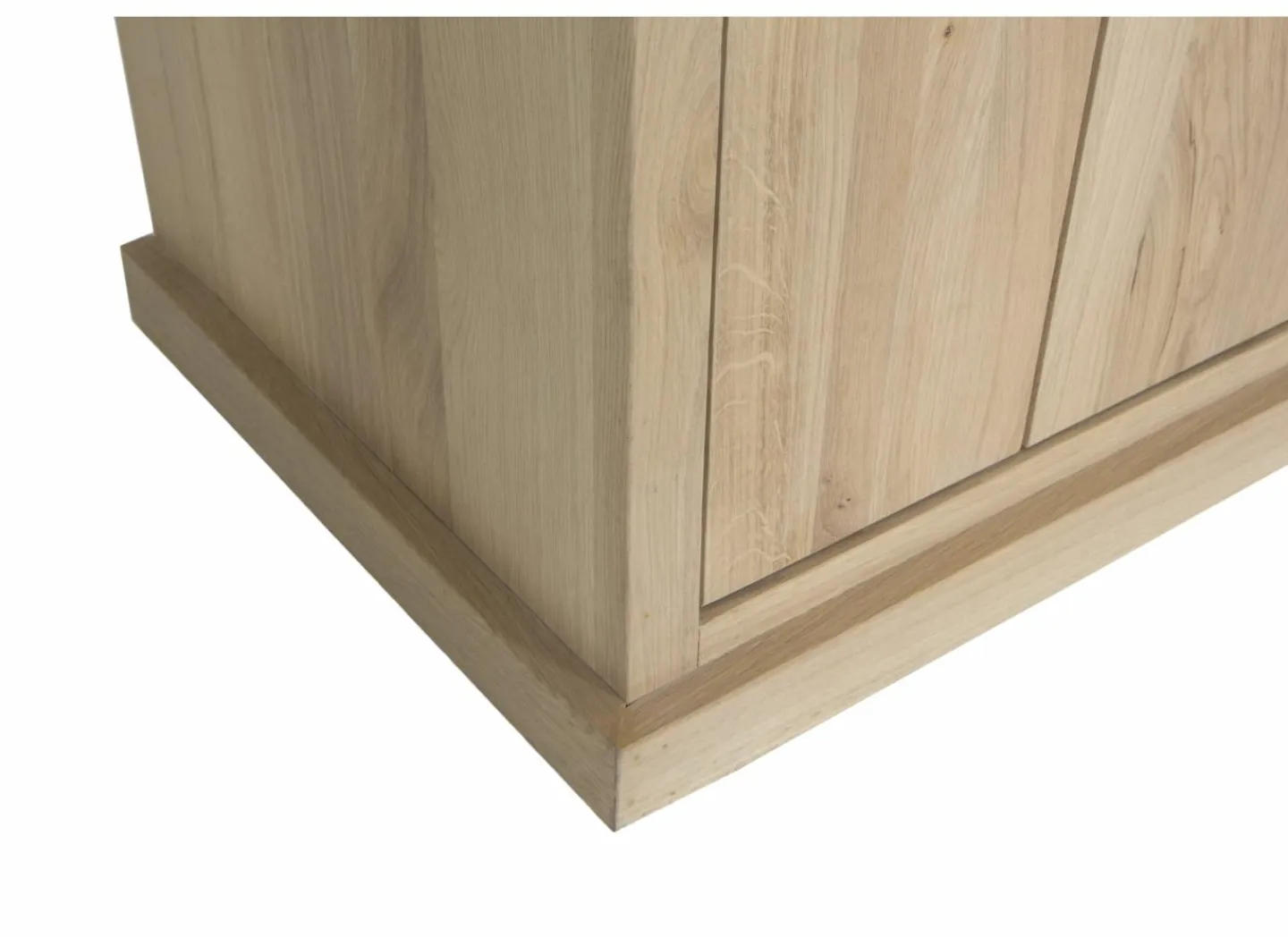 Dressoir Grimaldi 240cm - eik massief & decor - naturel