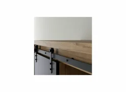 Dressoir Kaszimiro 213cm - decor - waterford eik & zwart