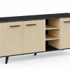Dressoir Kent 161cm - decor - chêne de fil & sidewalk
