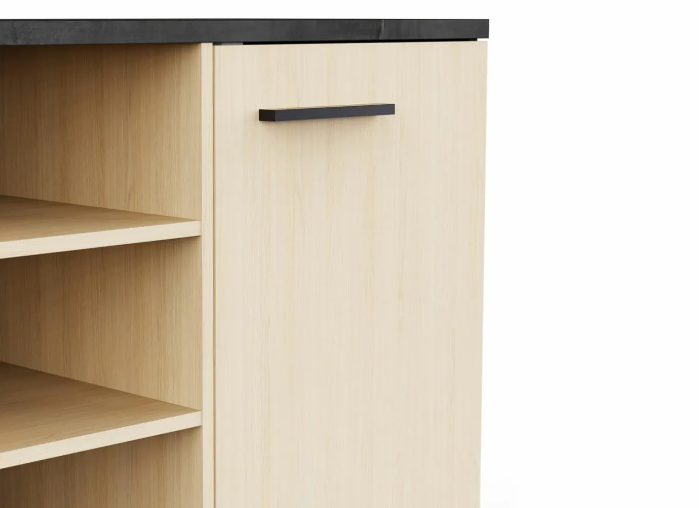 Dressoir Kent 161cm - decor - chêne de fil & sidewalk