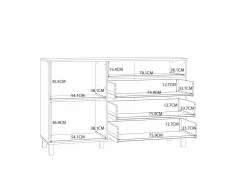 Dressoir Killarney 138cm - decor - mauvela oak & sand