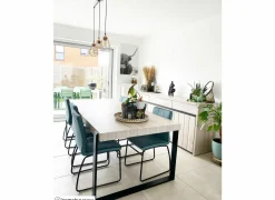 Dressoir Lucca 248cm - decor - millenium eik & lichtgrijs