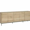 Dressoir Nomade 240cm - eik massief & decor - naturel