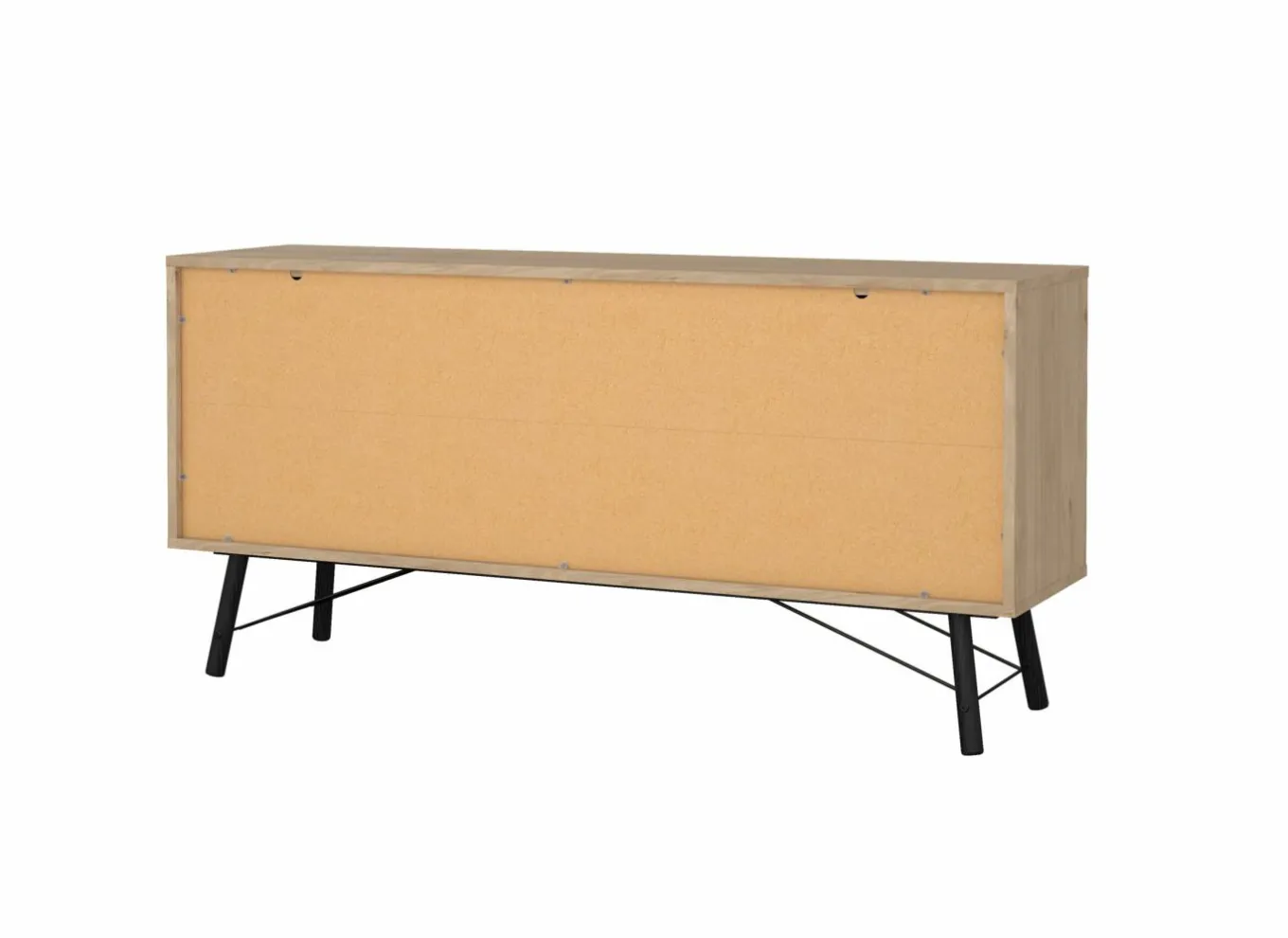 Dressoir Ry 151cm - decor - bruin & zwart