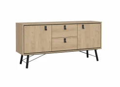 Dressoir Ry 151cm - decor - bruin & zwart