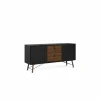 Dressoir Ry 151cm - decor - matzwart & okkernoot