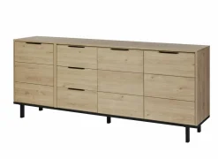 Dressoir Toby 230cm - melamine - castella oak