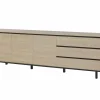 Dressoir Tyler 243cm - melamine - urban oak