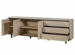 Dressoir Tyler 243cm - melamine - urban oak