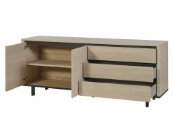 Dressoir Tyler 194cm - melamine- urban oak