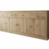 Dressoir Valencia 225cm - melamine - lichte eik