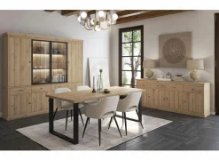 Dressoir Valencia 225cm - melamine - lichte eik