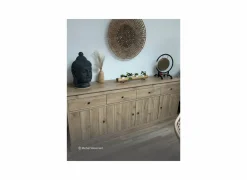 Dressoir Valencia 225cm - melamine - lichte eik