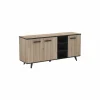 Demeyere Dressoir Wayne 160,7cm - decor - eik & zwart