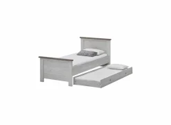 Eenpersoonsbed met bedlade Eline 90x200 - decor - white & autumn oak