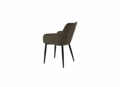 Fauteuil Conan 61x56x84cm - stof - bruin