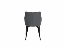 Fauteuil Conan 61x56x84cm - stof - donkergrijs