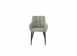 Fauteuil Conan 61x56x84cm - stof - lichtgrijs