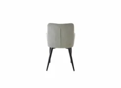 Fauteuil Conan 61x56x84cm - stof - lichtgrijs
