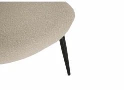 Fauteuil Eloise 73,5x63x82cm - bouclé - beige