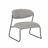 Fauteuil Folly 65x67x70cm - stof - grijs