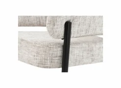 Fauteuil Gozo 72,5x73x75cm - ribfluweel - taupe