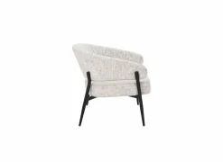 Fauteuil Gozo 72,5x73x75cm - ribfluweel - taupe