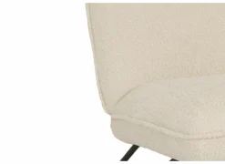Fauteuil Guts 67,5x93x82cm - bouclé - ecru
