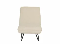 Fauteuil Guts 67,5x93x82cm - bouclé - ecru