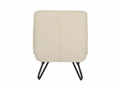 Fauteuil Guts 67,5x93x82cm - bouclé - ecru
