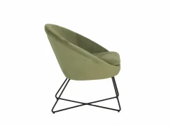 Fauteuil Juice 70x69x73,50cm - fluweel - groen