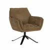 Fauteuil KF 77x70x86cm - stof - cognac