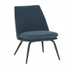 Fauteuil Yoyo 56x73x77cm - stof - petrol