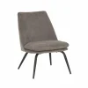 Fauteuil Yoyo 56x73x77cm - stof - grijs