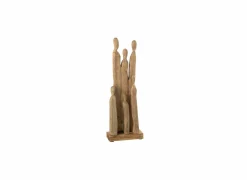 J line Figuur Groep H60cm - hout massief - naturel