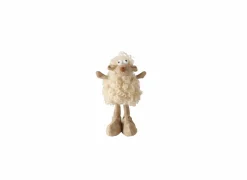 Figuur Schaap Hylda H15cm - polyester - bruin