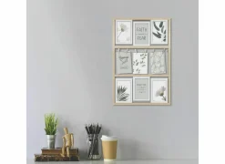 Fotocollage Calvi 40x60cm - hout - naturel