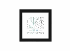 Fotokader Halmstad 15x15cm - hout massief - zwart