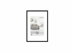 Fotokader Livorno 91,5x61cm - hout massief - zwart