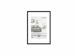 Fotokader Livorno 100x70cm - hout massief - zwart