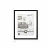 Fotokader Livorno 50x40cm - hout massief - zwart