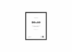 Fotokader Riga 40x30cm - hout massief - zwart