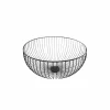 Fruitmand Wire Ø35cm - staal - zwart