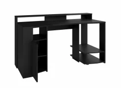 Gamingbureau 152x62cm - decor - zwart