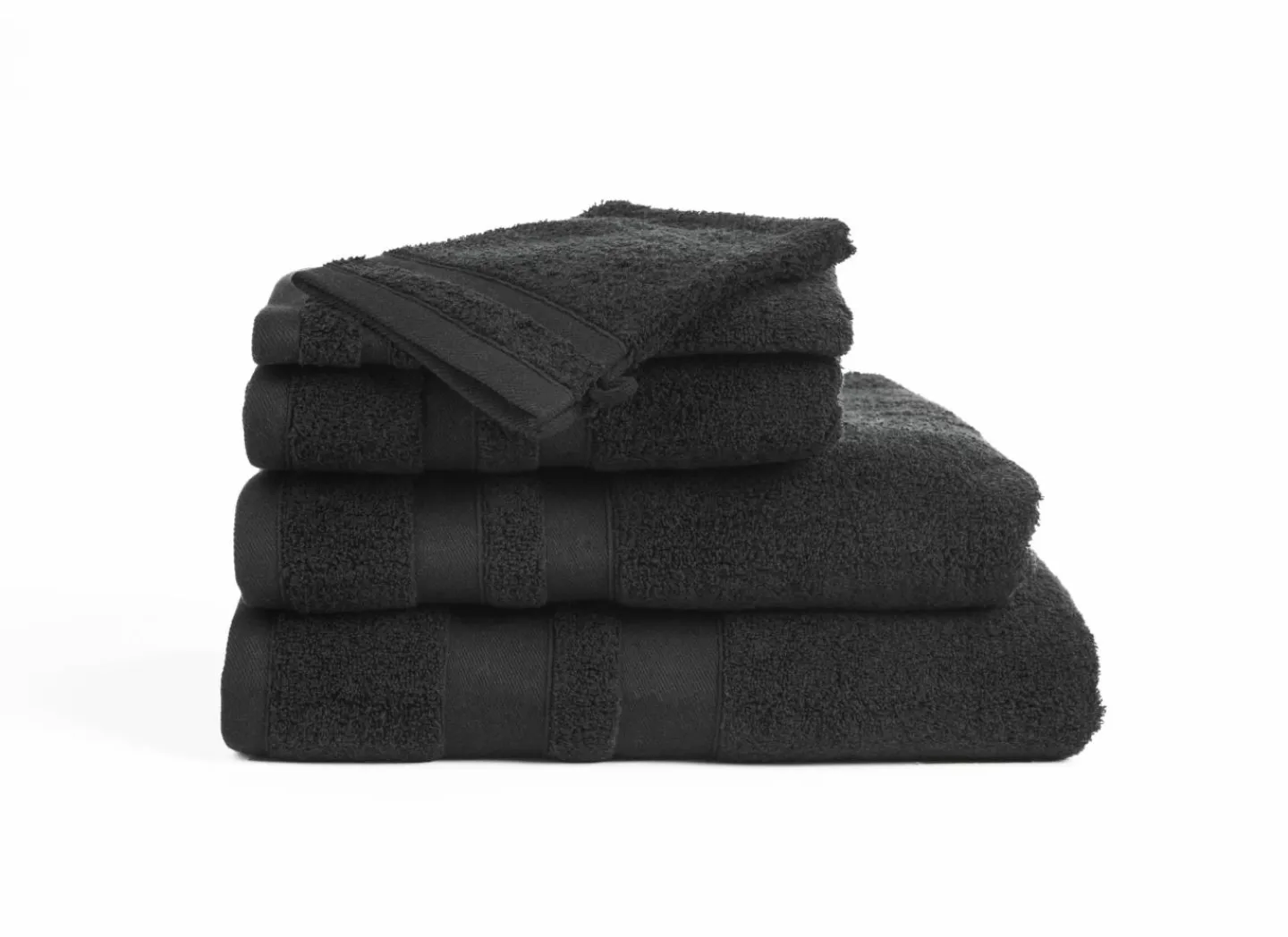 Gastendoekje Katharina 30x50cm zwart