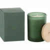 Geurkaars Bois Givre Ø8,5x12,5cm - glas/paraffine - groen
