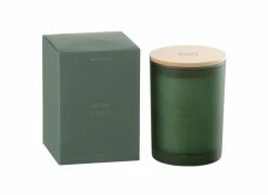 Geurkaars Bois Givre Ø8,5x12,5cm - glas/paraffine - groen